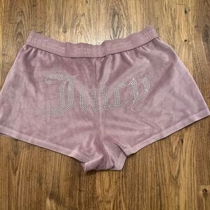 Juicy Couture Velour Sleep Shorts – Size M